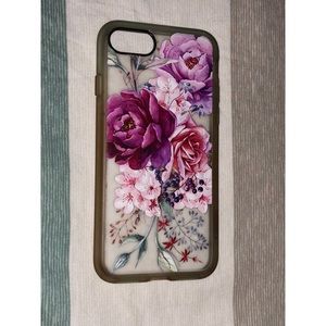 iPhone 7 Casetify case in Purple Peony